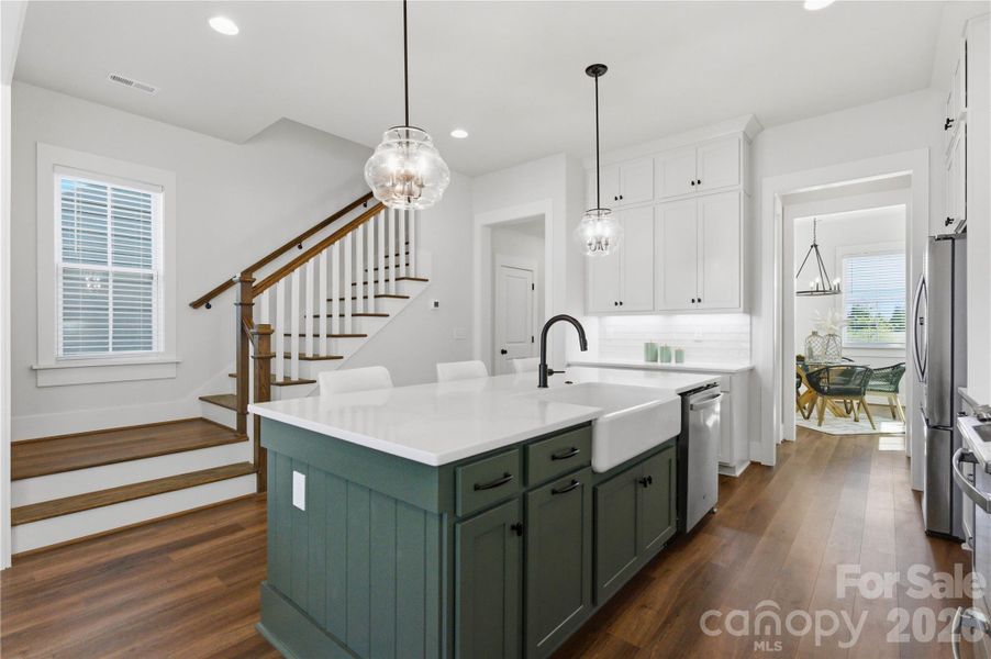 Furnished interior view inside a new home in , Fort Mill (Image 16).