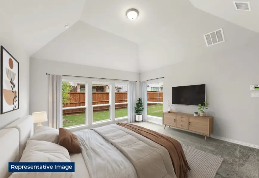 Representative furnished interior of a home built from the Princeton FSW (w/Game) by First Texas Homes in Shady Valley Estates, Midlothian (Image 9).