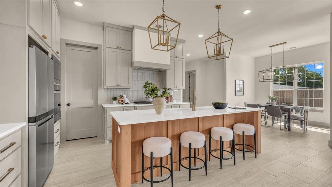 Furnished interior view inside a new home in , Aledo (Image 9).