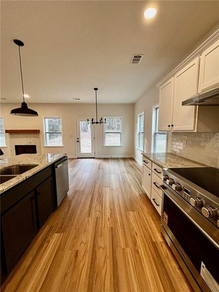 Furnished interior view inside a new home in , Maysville (Image 4).