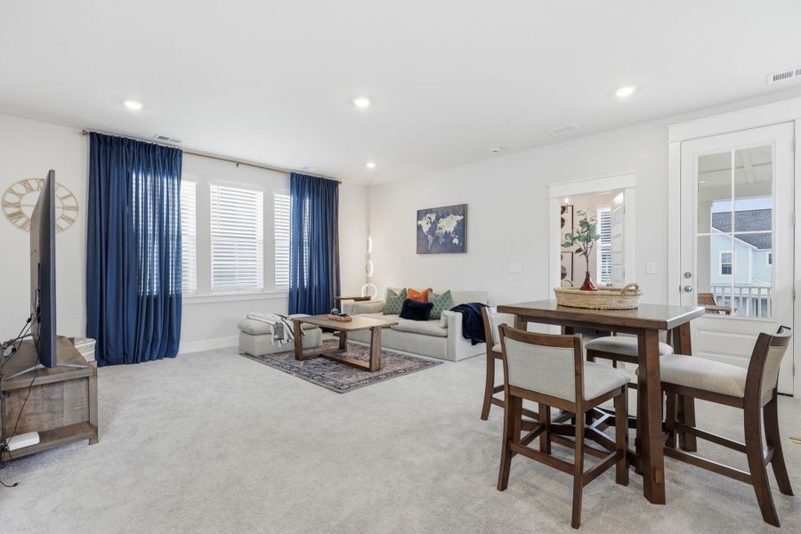 Furnished interior view inside a new home in Carnes Crossroads, Summerville (Image 18).