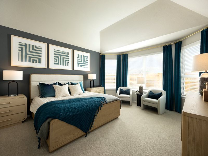 Furnished interior view inside a new home in Riviera Pines - Classic Series, Huffman (Image 10).