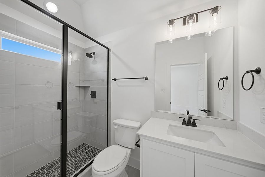 Furnished interior view inside a new home in Estates at Rockhill, Frisco (Image 14).