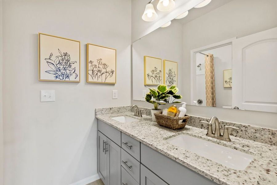 Furnished interior in a model home at Wynswept in Maiden (Image 24). Furnished interior in a model home at Wynswept in Maiden (Image 24).