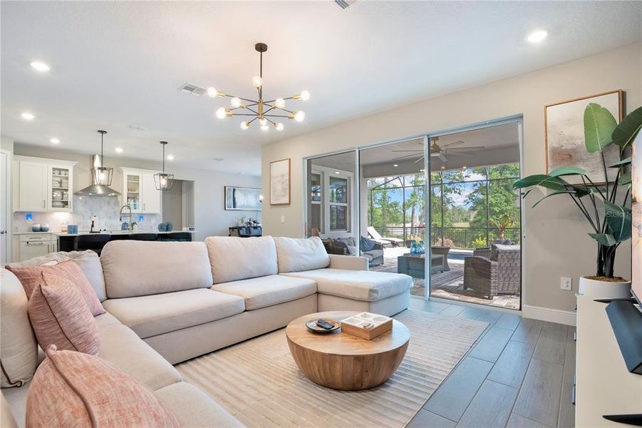 Furnished interior view inside a new home in Legends Preserve - Reserve Series, Daytona Beach (Image 13).