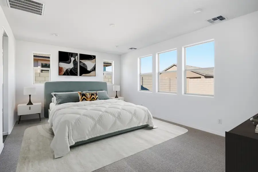 Furnished interior view inside a new home in Marbella at Windrose, Waddell (Image 11). Furnished interior view inside a new home in Marbella at Windrose, Waddell (Image 11).