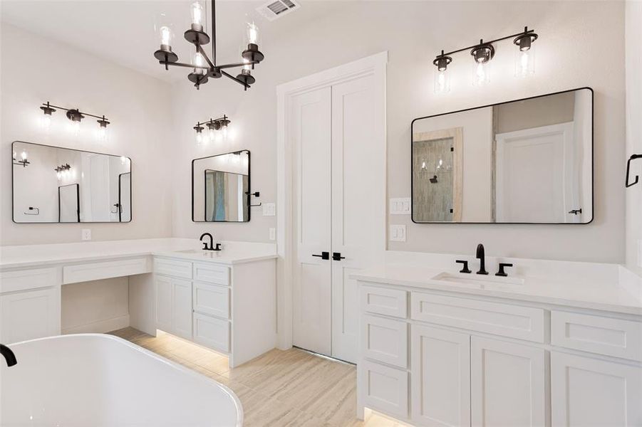 Furnished interior view inside a new home in , Weatherford (Image 7).