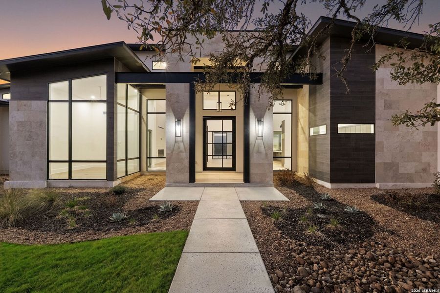 Exterior details and patio area of a home in , Boerne (Image 32).