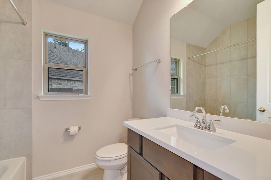 Furnished interior view inside a new home in The Highlands, Porter (Image 13).