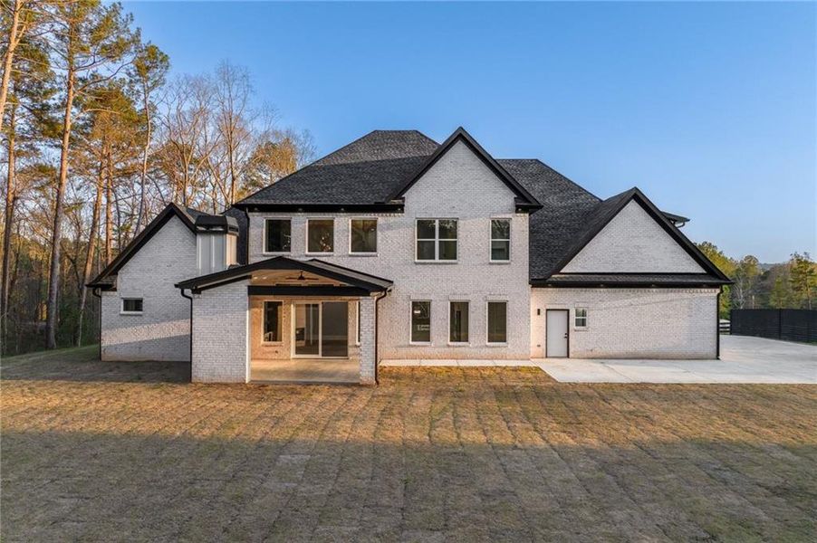 Exterior details and patio area of a home in , Loganville (Image 39).