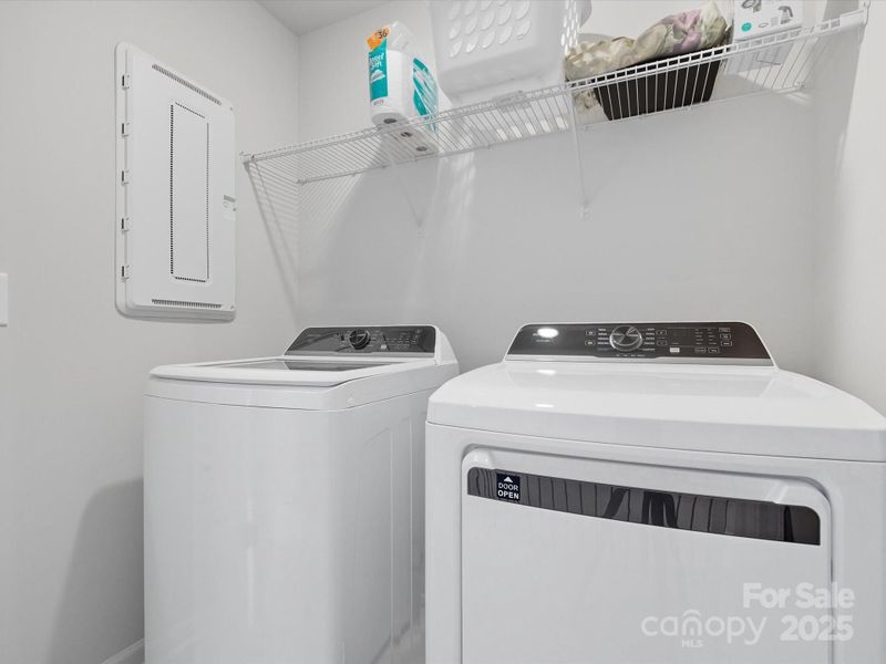 Washer and dryer included