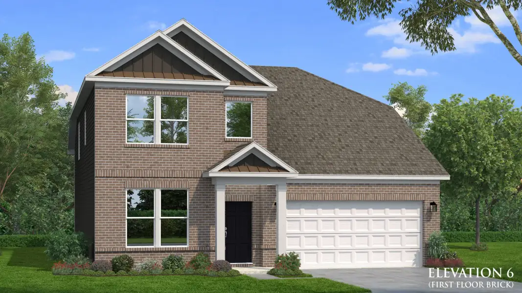 Representative exterior photo of a completed home built from the Lassiter by DRB Homes in Station Pointe Phase 2, Angier, NC (Image 39).