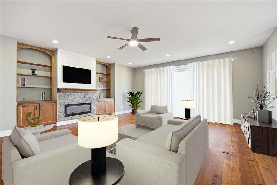 Furnished interior view inside a new home in , North Charleston (Image 19).