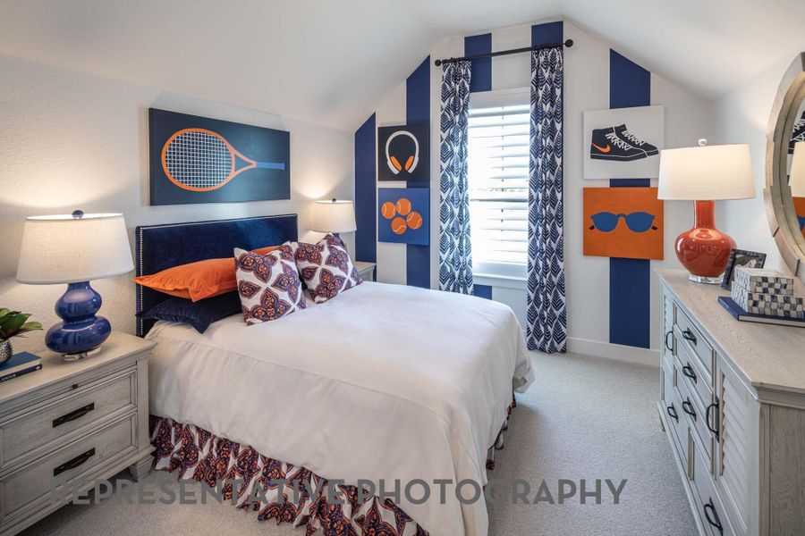 Furnished interior view inside a new home in Santa Rita Ranch, Liberty Hill (Image 28). Furnished interior view inside a new home in Santa Rita Ranch, Liberty Hill (Image 28).