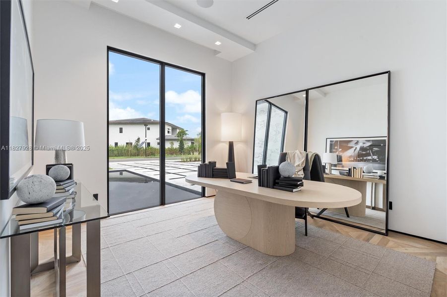 Furnished interior view inside a new home in , Davie (Image 45).