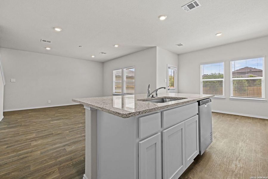 Furnished interior view inside a new home in Redbird Ranch, San Antonio (Image 7). Furnished interior view inside a new home in Redbird Ranch, San Antonio (Image 7).