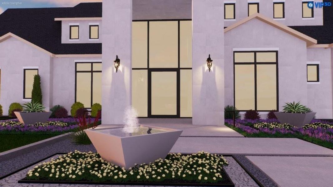 Front exterior of a new home in , Fairview, TX, highlighting curb appeal (Image 2).