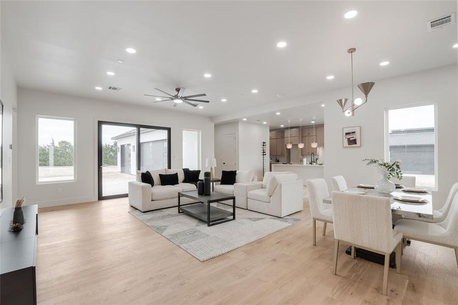 Furnished interior view inside a new home in , Red Oak (Image 16).