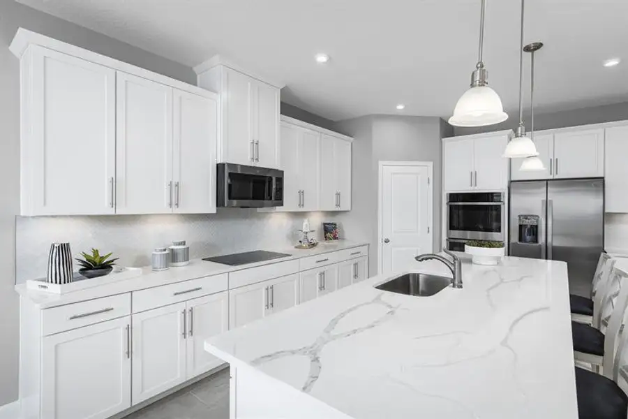 Representative furnished interior of a home built from the Lynn Haven by Ryan Homes in Copperleaf, Ocala (Image 6).