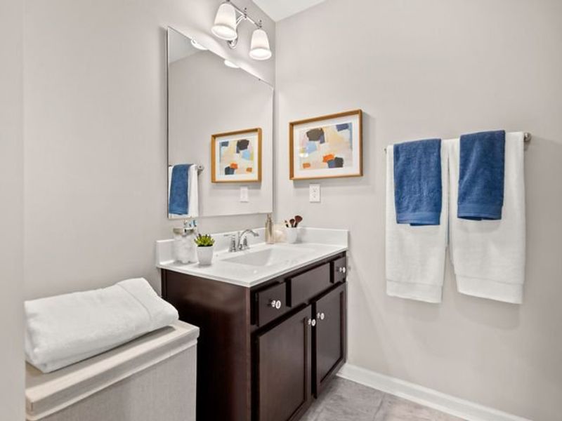 Representative furnished interior of a home built from the Elon by True Homes in Shay Crossing, Salisbury (Image 23).