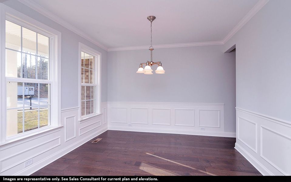Spacious, unfurnished interior of a new home in Aden Woods, Nashville (Image 13).