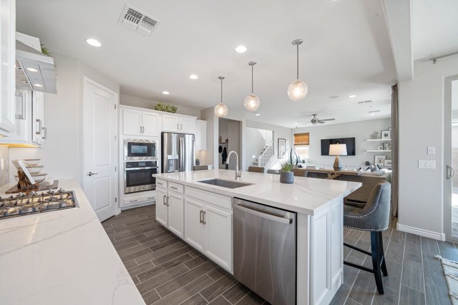 Furnished interior view inside a new home in Estrella, Goodyear (Image 13).