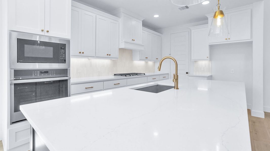 Furnished interior view inside a new home in Bridgeland, Cypress (Image 8).