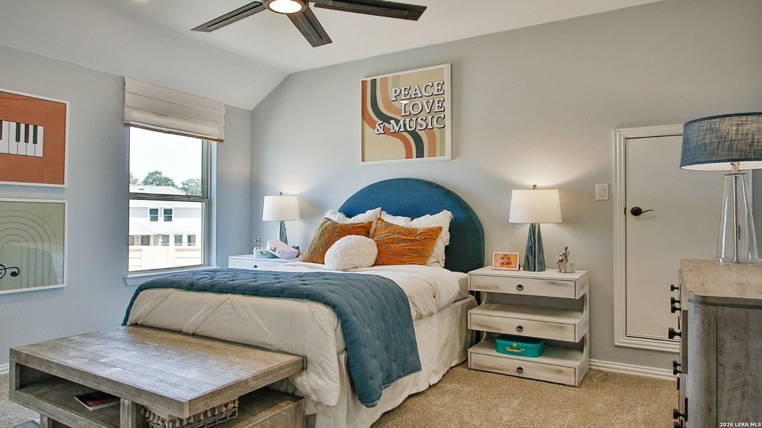 Furnished interior view inside a new home in Prairie Green, Converse (Image 15). Furnished interior view inside a new home in Prairie Green, Converse (Image 15).