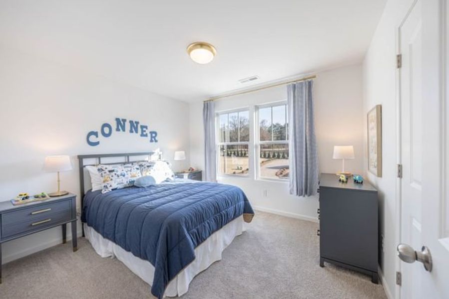 Representative furnished interior of a home built from the Hudson by True Homes in Harpers Landing, Walkertown (Image 14).