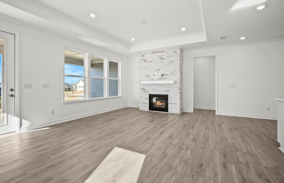 Spacious, unfurnished interior of a new home in Carolina Riverside, Belmont (Image 32).