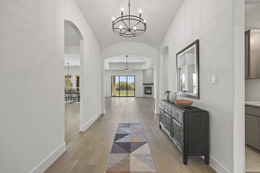 Furnished interior view inside a new home in Winding Creek, Rockwall (Image 7).