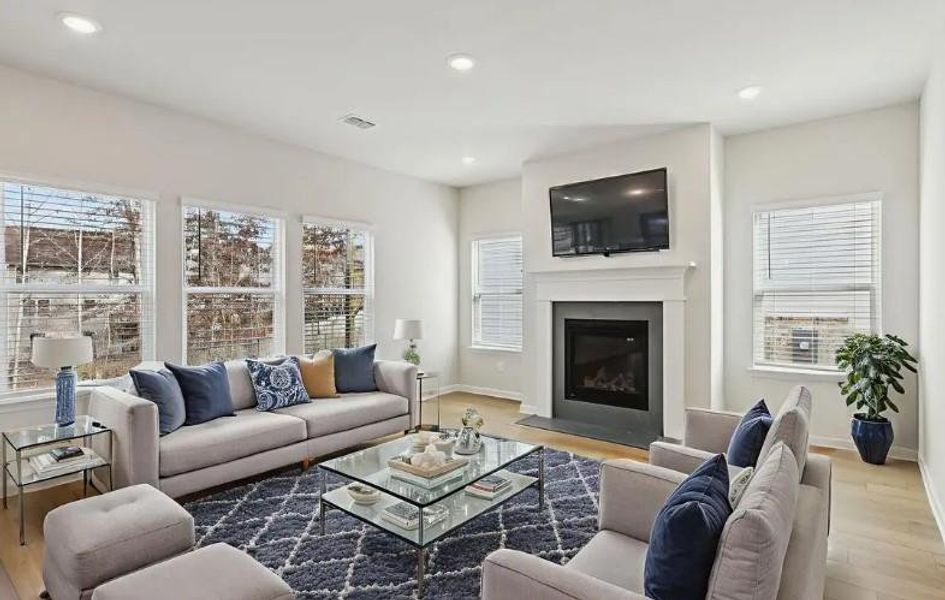 Furnished interior view inside a new home in Harmony Manor, Fairburn (Image 7).