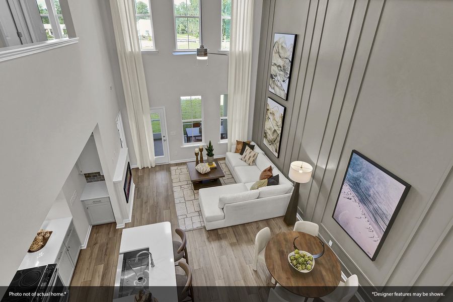 Furnished interior view inside a new home in Ovation at Sweetbrier, Durham (Image 14).
