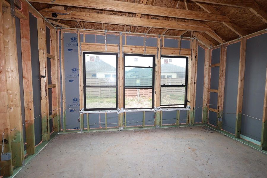 In-progress construction of a new home in Austin Point - Terrace Collection, Richmond, TX (Image 3).