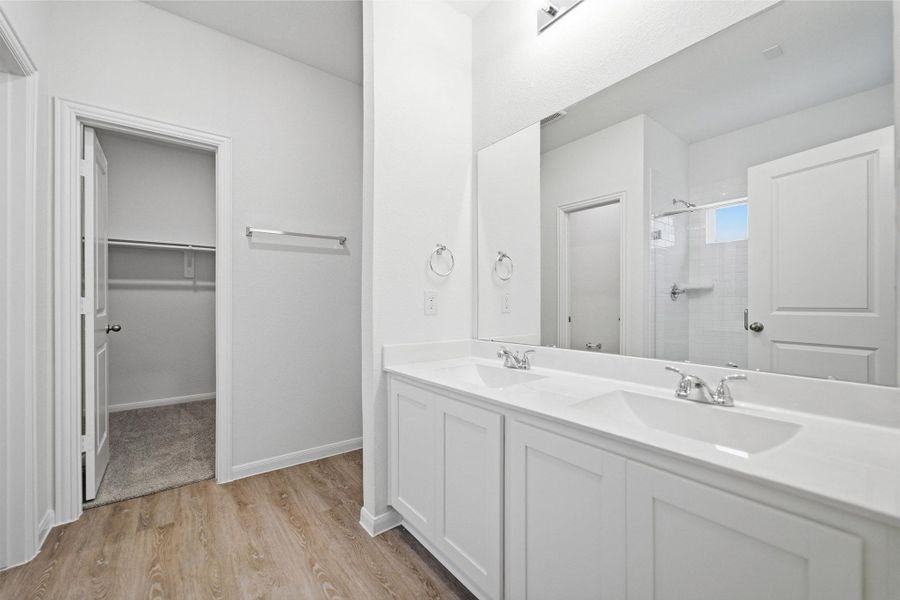 Furnished interior view inside a new home in The Canopies, Splendora (Image 15).