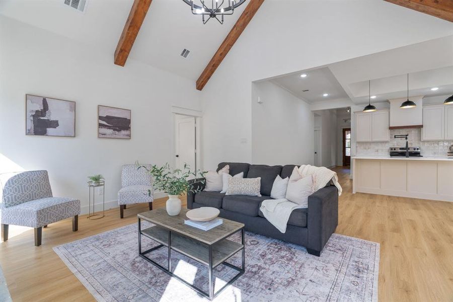 Furnished interior view inside a new home in , White Settlement (Image 7).