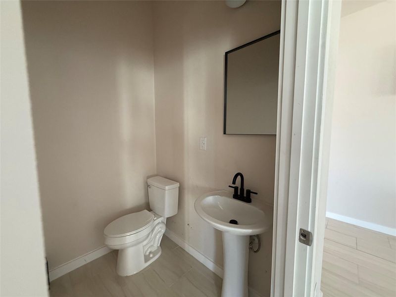 Half Bath downstairs