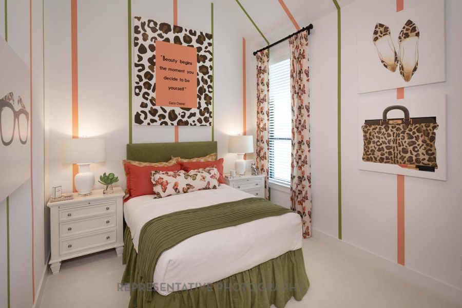 Furnished interior view inside a new home in Cross Creek West, Fulshear (Image 17).