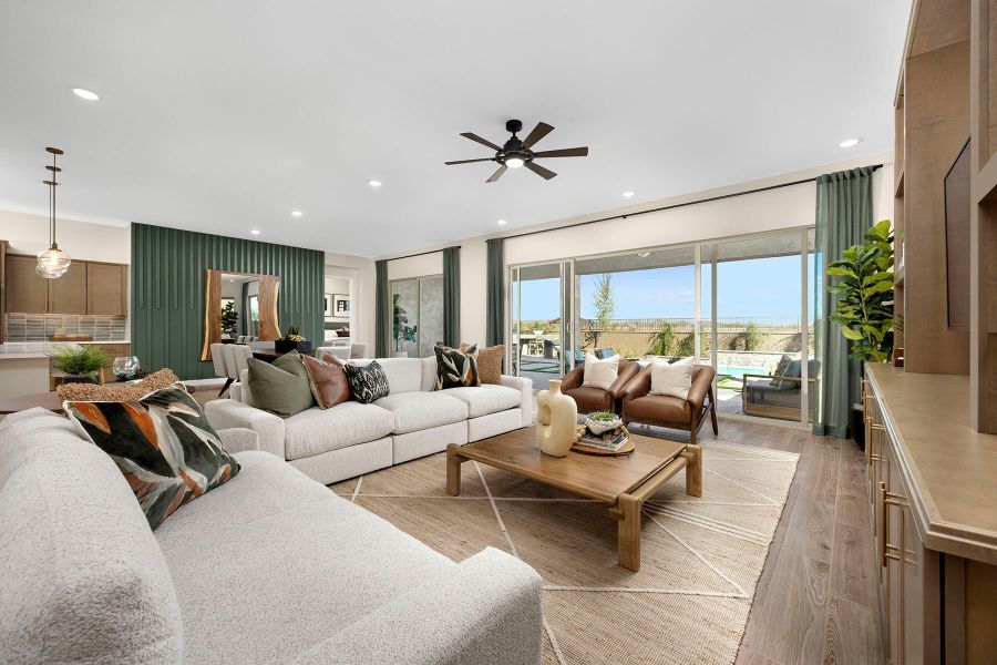 Representative furnished interior of a home built from the Garnet by Mattamy Homes in Tierra Vistoso, Surprise (Image 11).