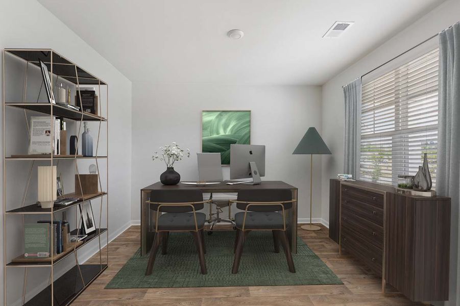 Representative furnished interior of a home built from the Elle by D.R. Horton in The Pines at New Hampstead, Savannah (Image 8).