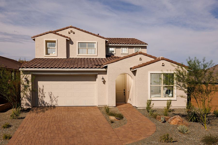Representative exterior photo of a completed home built from the Victory by Taylor Morrison in Saddleback, Peoria, AZ (Image 23).