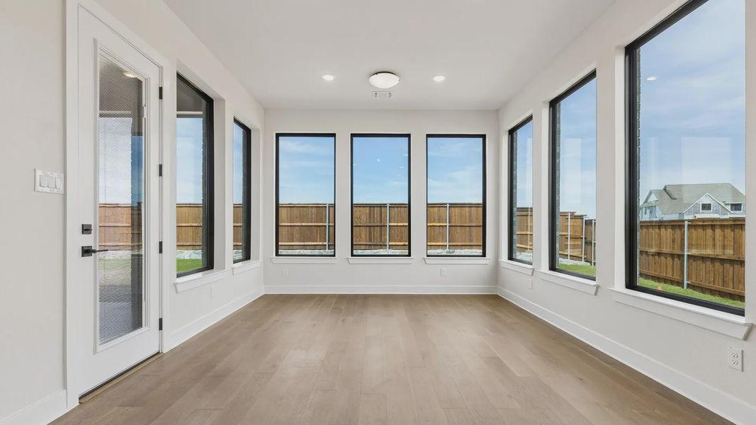 Representative unfurnished interior of a home built from the Winslow by Chesmar Homes in Lakes of Cane Island, Katy (Image 19). Representative unfurnished interior of a home built from the Winslow by Chesmar Homes in Lakes of Cane Island, Katy (Image 19).
