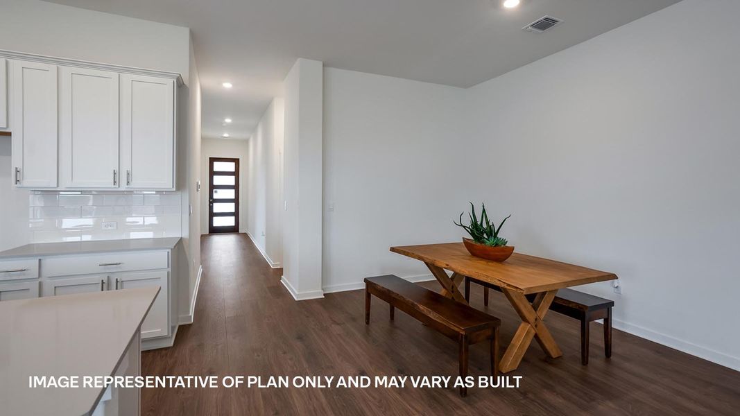 Furnished interior view inside a new home in Rosenbusch Ranch, Leander (Image 5).