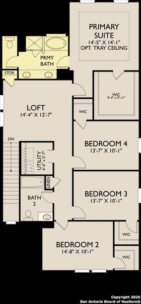 2D floor plan layout of this home in Meadows at Hennersby Hollow 40's, San Antonio, TX (Image 5). 2D floor plan layout of this home in Meadows at Hennersby Hollow 40's, San Antonio, TX (Image 5).