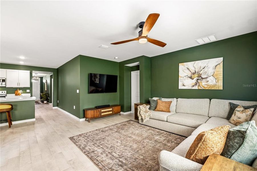 Furnished interior view inside a new home in Burnt Store Village, Punta Gorda (Image 10).