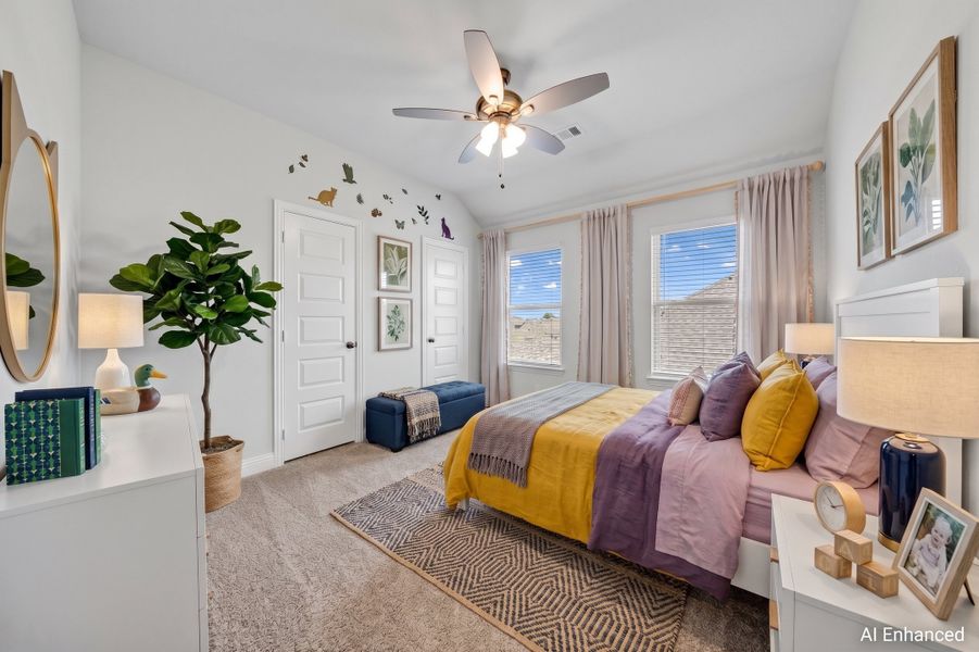 Furnished interior view inside a new home in Summerwood, Red Oak (Image 9).