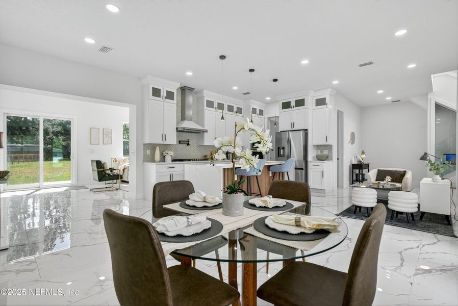 Furnished interior view inside a new home in , Jacksonville (Image 16).
