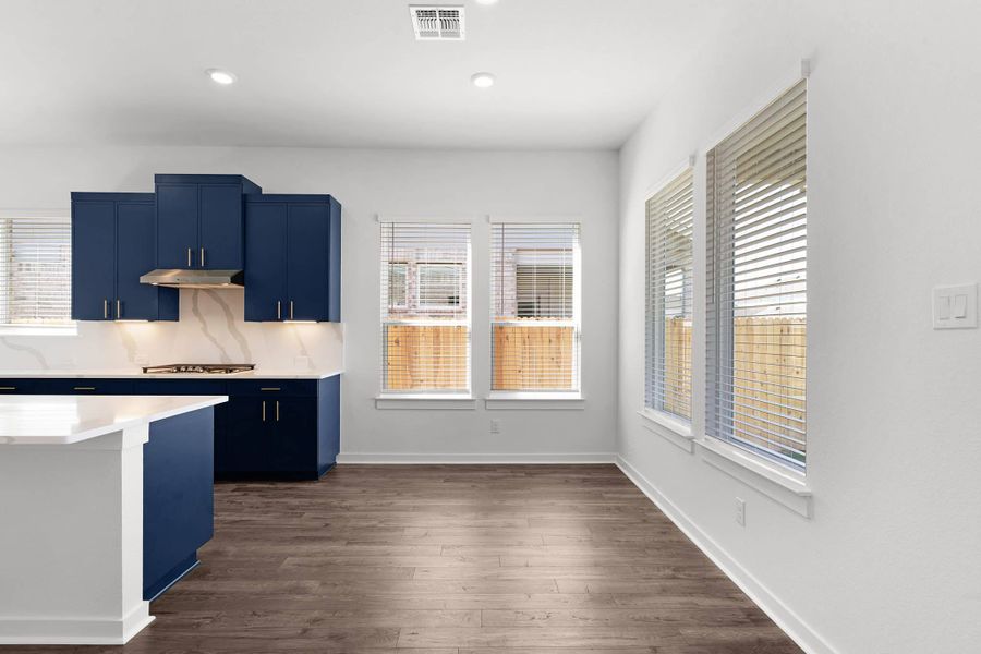 Furnished interior view inside a new home in Lariat, Liberty Hill (Image 7).