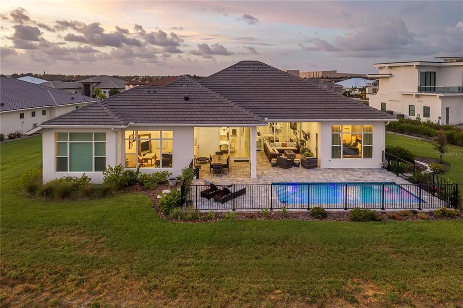 Exterior details and patio area of a home in , Palmetto (Image 32).