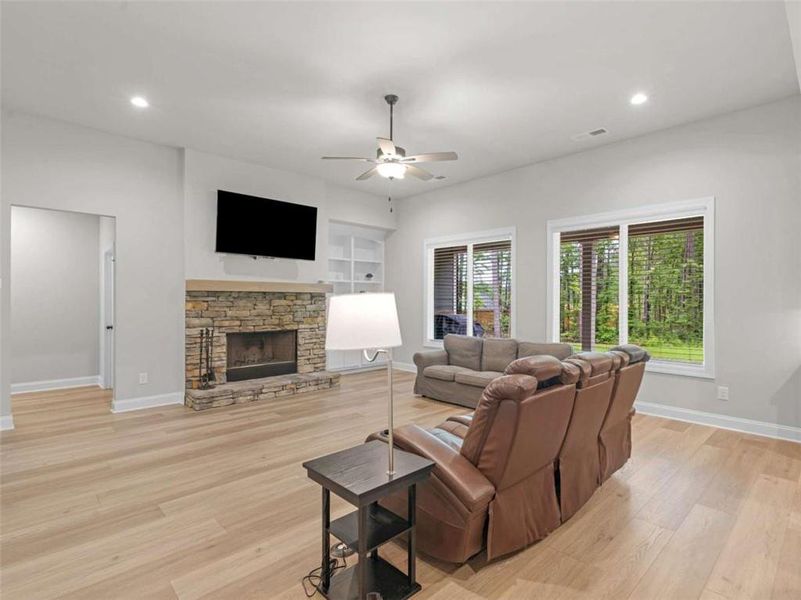 Furnished interior view inside a new home in , Newnan (Image 36). Furnished interior view inside a new home in , Newnan (Image 36).